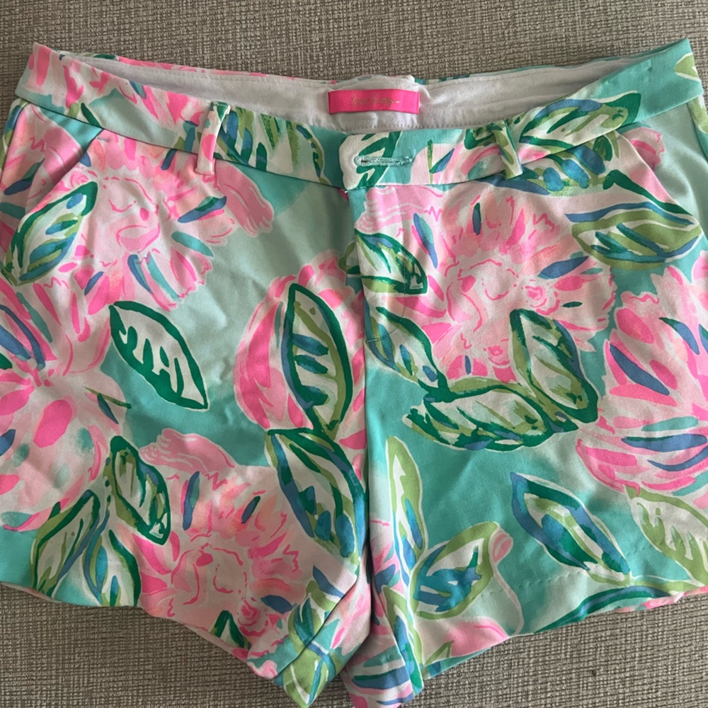 Lilly Pulitzer Callahan Knit Shorts in Totally Blossom